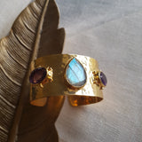 Jonc Labradorite, Améthyste - Nouky
