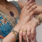 Bague oeil réglable Pierre au choix - Iris