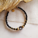 Bracelet Chips Tourmaline Noire
