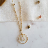 Collier Clémentine Quartz rose