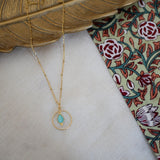 Collier Clémentine Amazonite