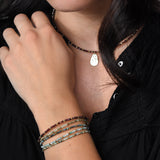 Bracelet Joe Amazonite et hématite