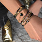 Bracelet Chips Tourmaline Noire