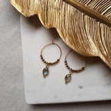 Boucles d'oreilles Labradorite - Pipa