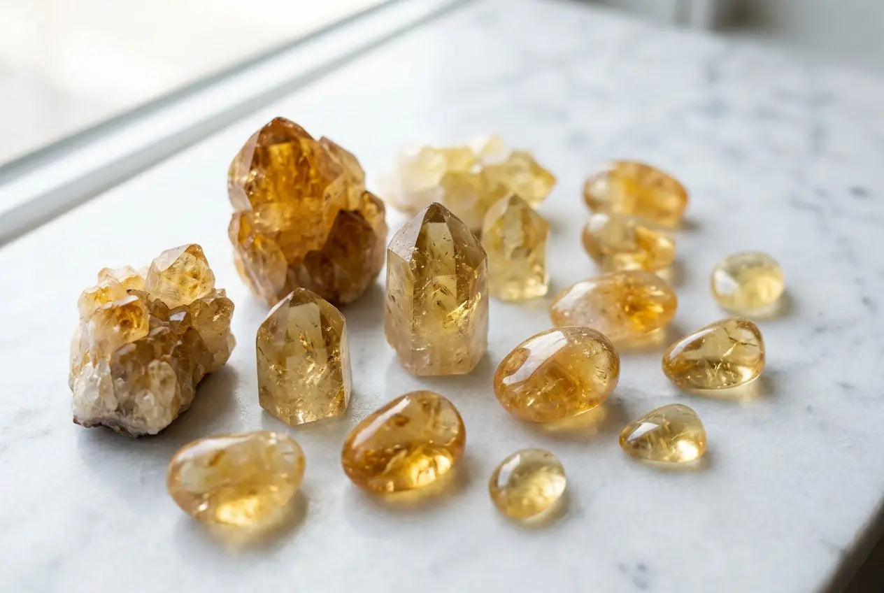 Propriétés de la citrine jaune : vertus et bienfaits