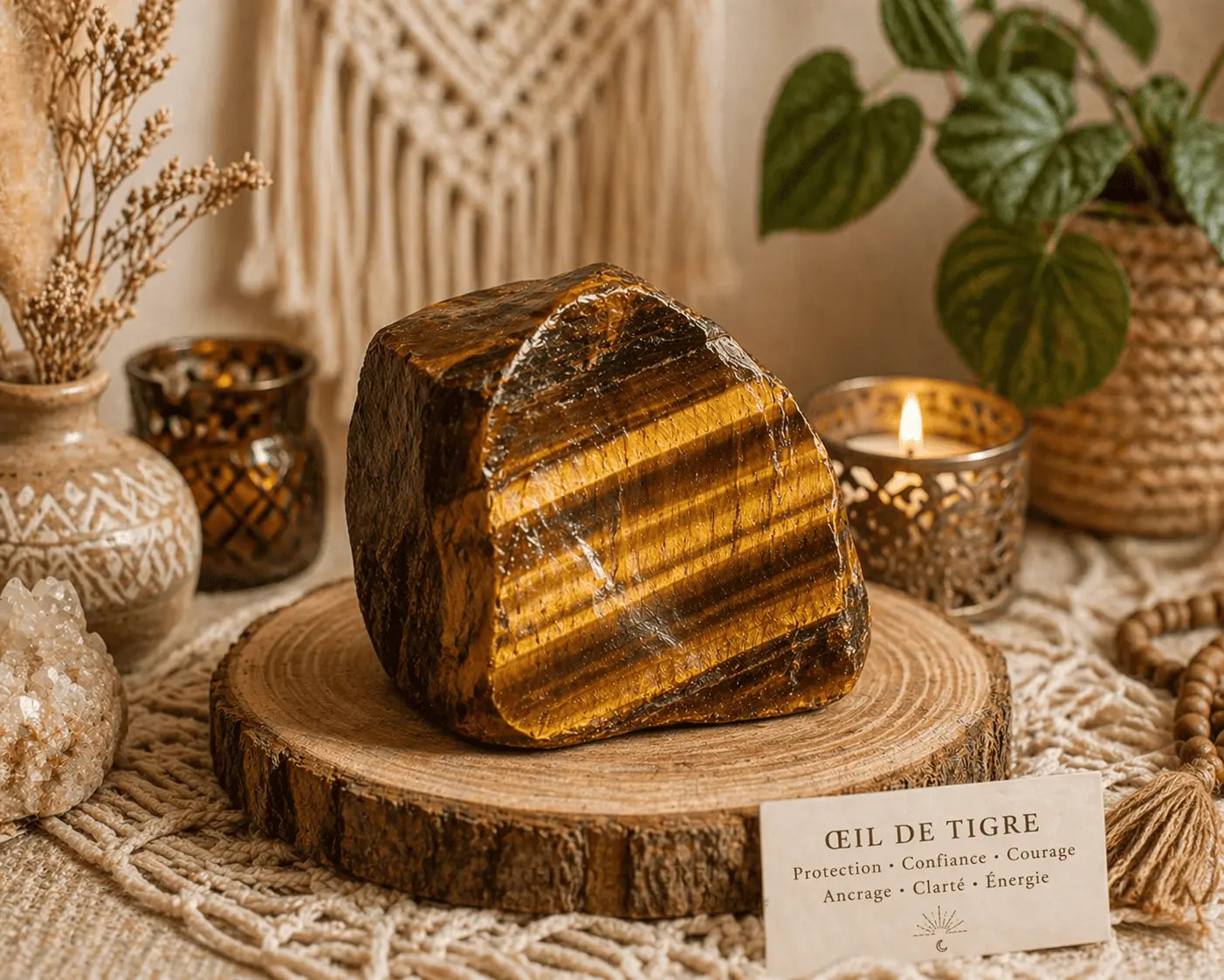 Oeil de tigre : vertus, propriétés et bienfaits en lithothérapie