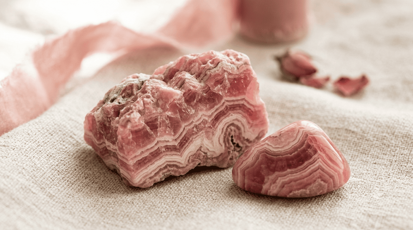 Rhodochrosite : la pierre de l'amour de soi