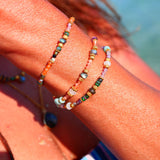Bracelet SUKHA - Améthyste, Amazonite et Pierre de Lune