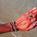 Bracelet SUKHA - Améthyste, Amazonite et Pierre de Lune