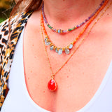 Collier SANGAM en pierres naturelles – Bijou personnalisable