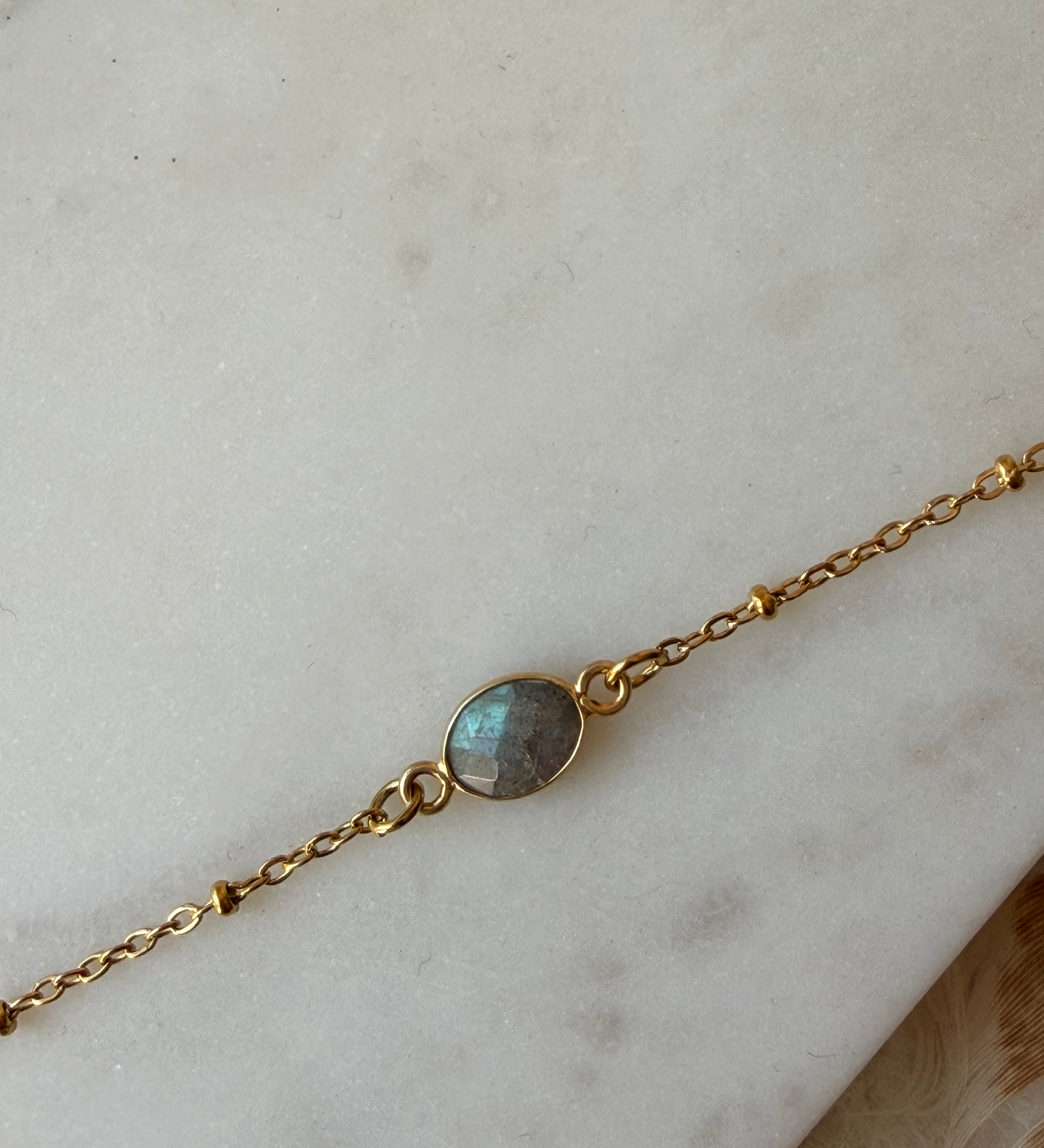 Bracelet Nino pierres au choix - Parfaites Imparfaites