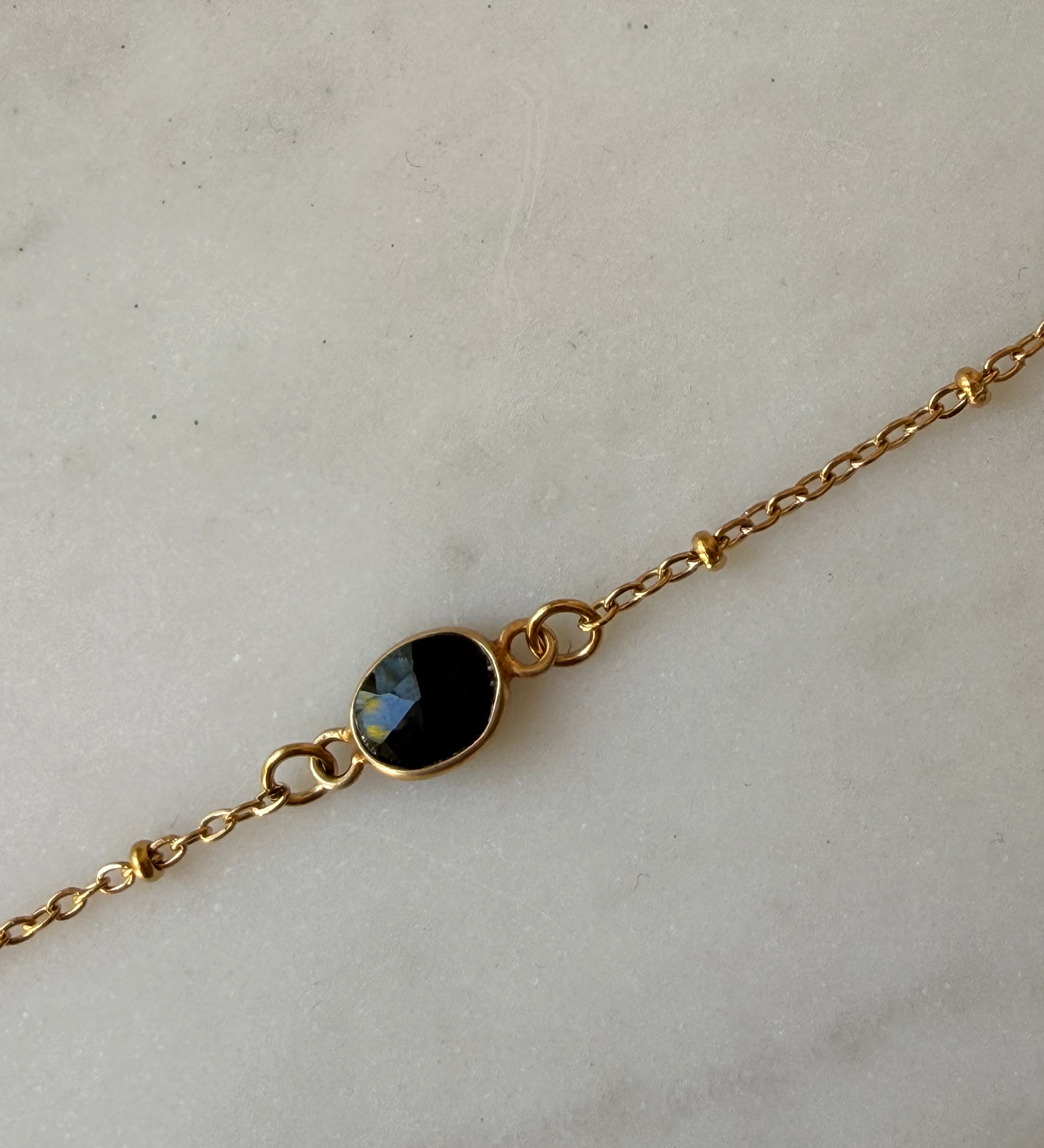 Bracelet Nino pierres au choix - Parfaites Imparfaites