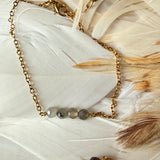 Bracelet Camille Grenat Ou Labradorite  - Parfaites Imparfaites