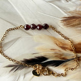 Bracelet Camille Grenat Ou Labradorite  - Parfaites Imparfaites