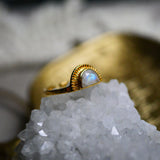 Bague réglable Oditi Pierre de Lune