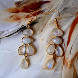 Boucles Pierre Lune Arc-en-ciel Mayra