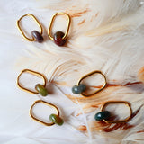 Boucles d'oreilles Duty Agate Indienne