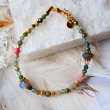 Bracelet TATVA – Agate indienne et rhodonite pour ancrage et équilibre