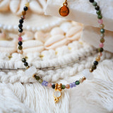 Bracelet DIVYATA - Tourmaline, Pierre de Lune, Tanzanite