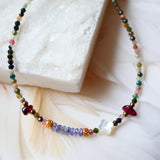 Bracelet ADVITIYA – Équilibre et protection avec tourmalines et grenats