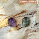 Pierres cabochon Amethyste ou Labradorite - Braderie Parfaites
