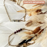 Bracelet Camille Grenat Ou Labradorite  - Parfaites Imparfaites