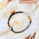 Bracelet Chips Tourmaline Noire - Parfaites Imparfaites
