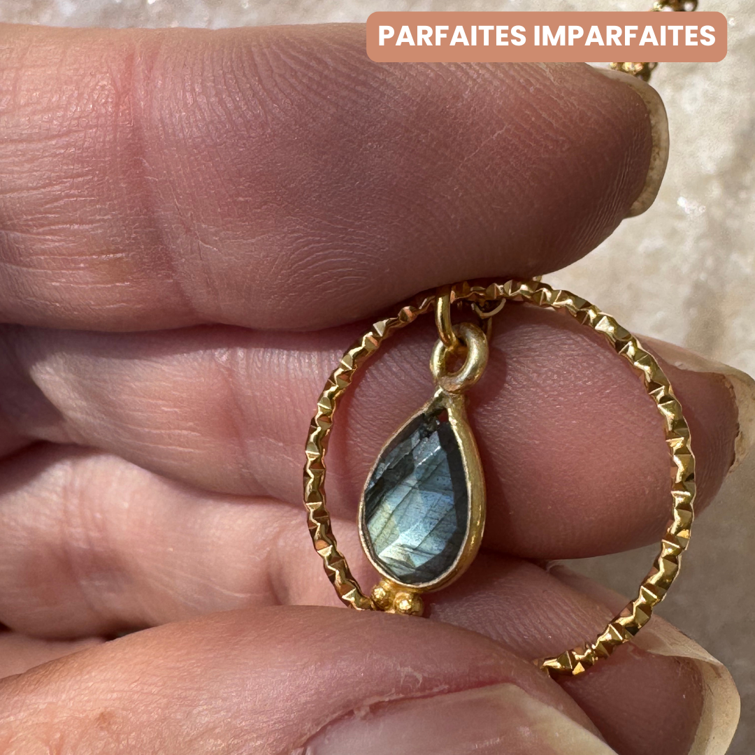 Collier Clementine Labradorite - Parfaites Imparfaites