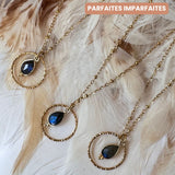 Collier Clementine 1 2 3 Labradorite - Parfaites Imparfaites