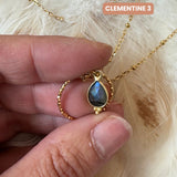 Collier Clementine 1 2 3 Labradorite - Parfaites Imparfaites