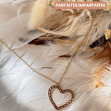 Collier coeur - Parfaites Imparfaites