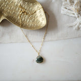 Collier Justine - pierre Agate Mousse