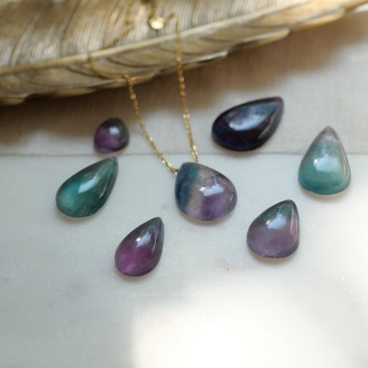 Collier Sushanti fluorite