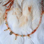 Collier Drisana pierre de soleil lune labradorite lithothérapie vitalité harmonie protection Ginandger