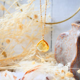 Collier JUSTINE Citrine - Abondance et Joie