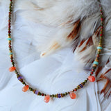 Collier Ananda Mala - Amazonite Pierre de Soleil Améthyste Unakite