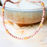 Collier Paola - pierre Rhodochrosite