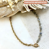 Collier Isabelle Labradorite - Parfaites Imparfaites