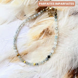 Bracelet Elsy aigue marine - Parfaites Imparfaites