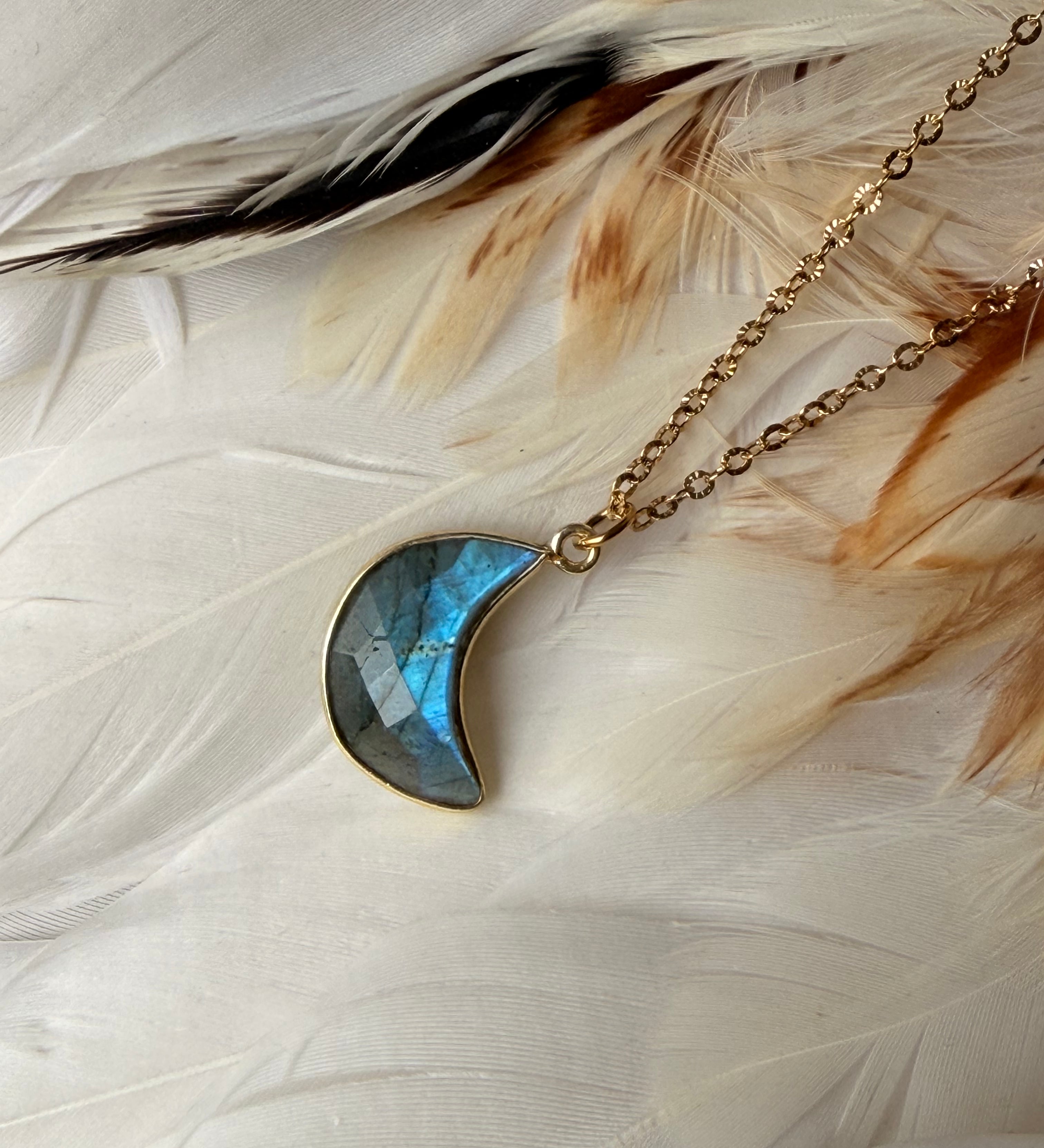 Collier Tandava Pierre de lune ou labradorite5 - Braderie Parfaites