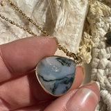 Collier Justine Agate Mousse - Parfaites Imparfaites