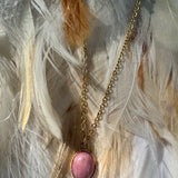 Collier Solange Jaspe Rouge ou Rhodonite Braderie - Parfaites