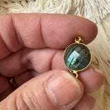 Bracelet Nino Labradorite ou Pierre de lune arc-en-ciel - Parfaites Imparfaites
