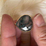 Collier Justine Agate Mousse 1, 2, 3 - Parfaites Imparfaites