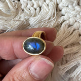 Mathilde Labradorit Ring - Perfekt