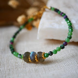 Bracelet Kamala Rubis Zoisite