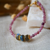 Bracelet Kamala Tourmaline rose