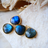 Collier Justine pierre Labradorite