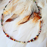 Collier JIVAL – Harmonie de Tourmaline, Opale et Labradorite