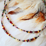 Collier JIVAL – Harmonie de Tourmaline, Opale et Labradorite